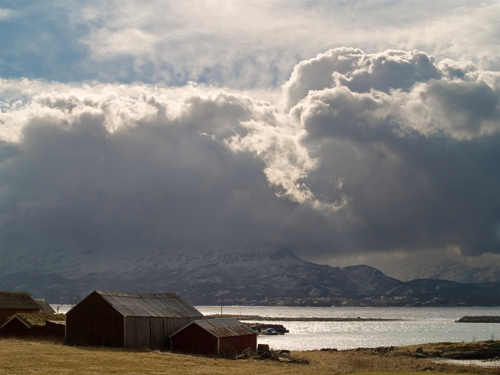 Photo of cloud river taken with Olympus E-500 digital single-lens reflex camera