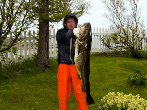 Picture of me holding a 24kg (53lb) cod