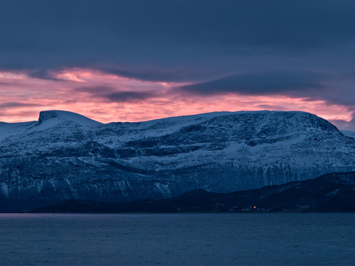 Picture from a polar day in Norther Norway