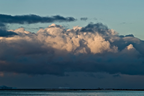 Picture of some wonderful winter clouds in Northern Norway